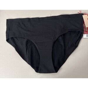 Thinx Brief Period Underwear Black Women's Size 3X NWT Monthly Flow Aunt Flo